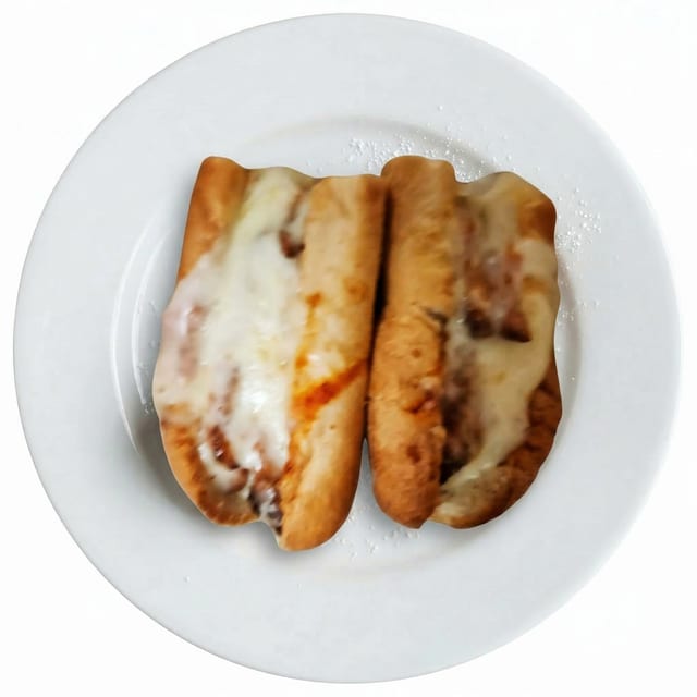 Veal Parmesan Sub.
