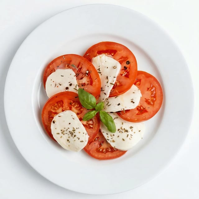 Mozzarella Caprese.